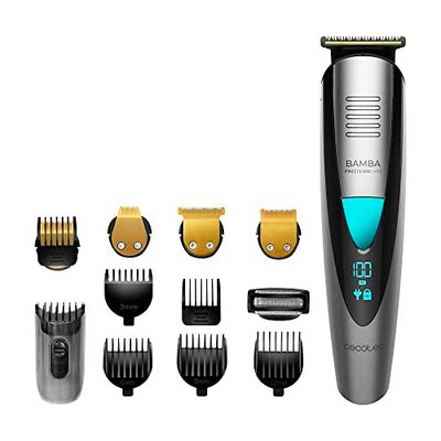 Cecotec Bamba PrecisionCare Pro Multifunction Shaver 5 in 1 Lithium Battery 60 Minutes Waterproof Titanium Coated IPX7 Wired Mode