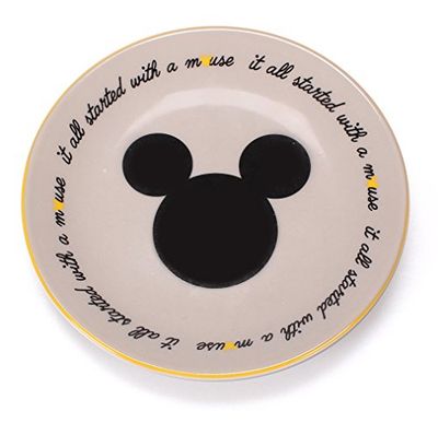 Paladone Products Plato de accesorios de Disney Mickey Mouse: todo comenzó con un mouse
