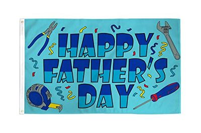 AZ FLAG Bandiera Felice Festa del papà 150x90cm - Bandiera Festa del Babbo - Happy Father's Day 90 x 150 cm