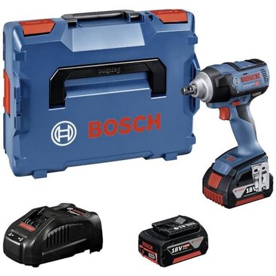 Bosch Professional 18V In L-Boxx + 2x ProCORE 18V 4.0Ah accu + oplader. blauw