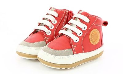 Robeez Unisex Babies' Migo Trainers, Red (Rouge 4), Mois 18-24 moisUK Child