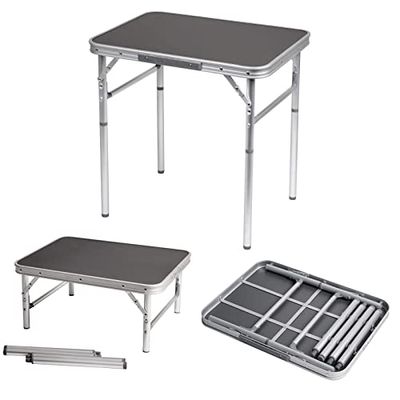 Bo-Camp - Tavolo - 60 x 45 cm, Grigio