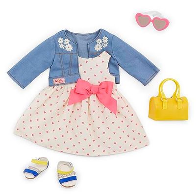 Our Generation BD30246Z - Deluxe outfit - Jurk met stippen