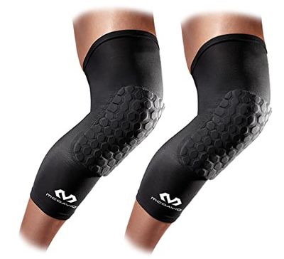 McDavid - 6446R - Compressiemanchet voor de knie - Hexpad - Uniseks volwassenen - Kniebeschermer Manchet - Voorkomt stootblessures - Zeer elastisch - Basketbal Kniehuls