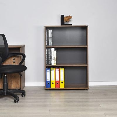 Hanah Home Bookshelf, Noyer Oslo, Taille Unique