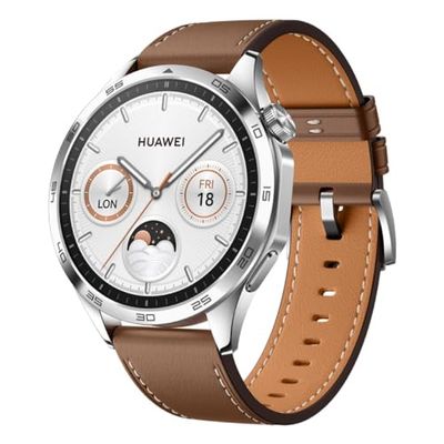 HUAWEI Watch GT 4 46mm Smartwatch, 14 dagen maximale gebruiksduur batterij, Compatibel met Android- en iOS-apparaten, Gezondheidsmanagement, SPo2, Mode Smartwatch, Nederlandse versie, Brown