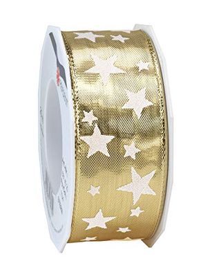 Präsent Nastro, Light Gold, 15 mm - 20 m