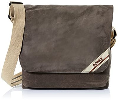 Domke F-832 - Borsa a tracolla per macchina fotografica, dimensione media, tessuto effetto "consumato", colore: Marrone