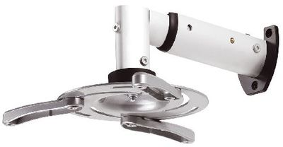 My Wall H16-5L, 20 jaar garantie, wandhouder voor beamer (belastbaarheid 35 cm, plafondafstand 260/335 mm), zilver