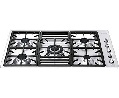 Plaque gaz Smeg PGF95-4 - 5 foyers