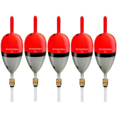 THKFISH Visdobbers Bobbera Slip Bobber voor Crappie Balsa Bobbers voor Panfish, Snoekbaarzen, Zalm Floatage 1/4 oz (7 g