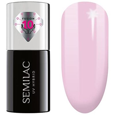 Semilac Vernis à ongles gels semi-permanents UV 803 Delicate Pink 7ml