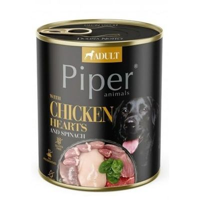 Dolina Noteci Piper kippenharten met spinach kip spinazie 800g