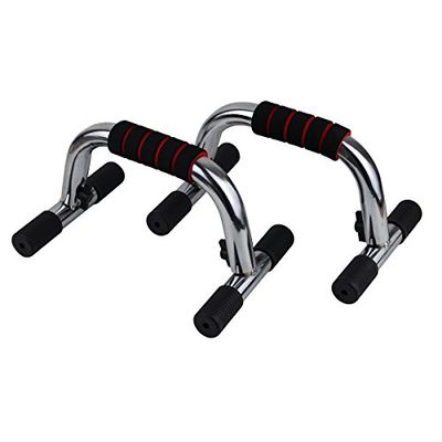 MASTER vuxna stål stödhandtag Push Stand Up Bar handtag, silver/svart, one size