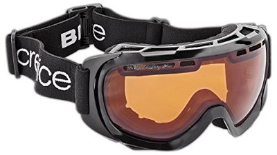 Black Crevice Skibril voor volwassenen met dubbele lens, zwart/oranje, BCR041267-3..