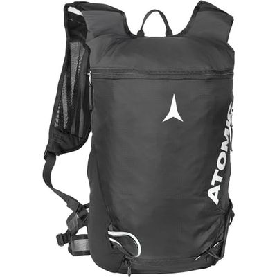 Atomic Running Vest Constructie, Modulariteit UL, Extendable Crampon/Skin Compartment|Ice Axe & Pole Carry|Lite Ripstop PA met TPU Coating Zwart 46,5 x 25 x 23 cm