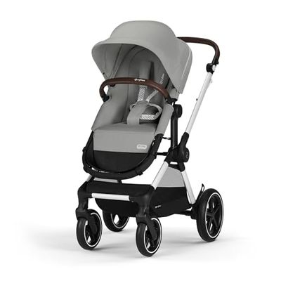 CYBEX Eos Lux SLV B/Stone Grey-mid grey PU1