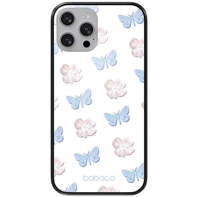 ERT GROUP mobiltelefonfodral för Apple Iphone 13 MINI originalt och officiellt licensierat Babaco mönster Flowers 043 tillverkad av härdat glas, skyddsfodral