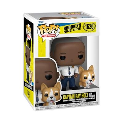 Funko! Pop! & Buddy: BNN - Captain Ray Holt with Dog - Brooklyn Nine-Nine - Figurine en Vinyle À Collectionner - Idée De Cadeau - Produits Officiels - Jouets pour Les Enfants Et Adultes