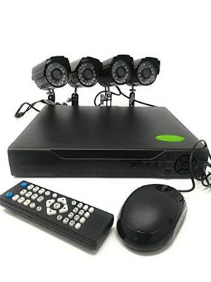 TEMPO DI SALDI Videobewakingsset 4 kanalen infrarood camera's DVR verlengkabel