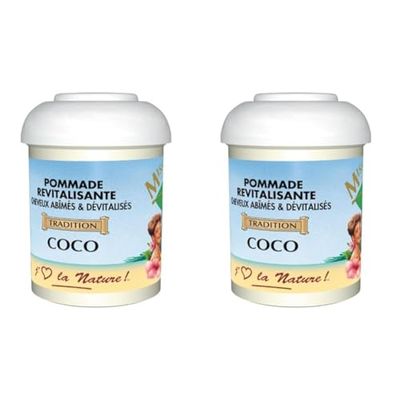 Miss Antilles International Pommade Revitalisante Coco 125 ml (Lot de 2)