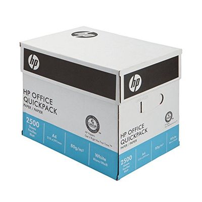 Hewlett Packard Réf HPF031 Papier de bureau 2500 feuilles blanches 80 g/m² A4 1 boîte (Import Royaume Uni)