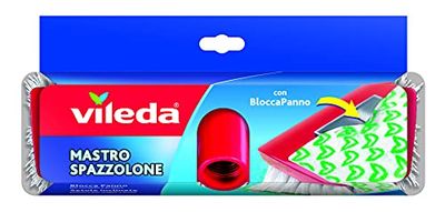 Vileda Replacement Mastrobrush, with Slanted Bristles and Blocking System