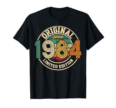 Divertido Vintage "Edición Limitada" Vintage 1984 Cumpleaños Camiseta