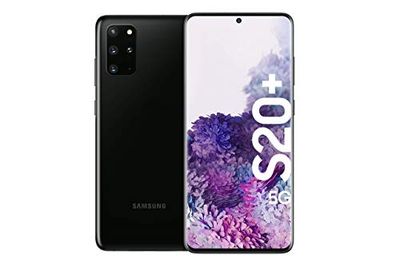 Samsung Galaxy S20+ Smartphone Bundle (16,95 cm), hybride simkaart, Android) incl. 36 maanden fabrieksgarantie [Exclusief bij] Duitse versie, 5 g., 12 GB und 128 GB, Cosmic Black