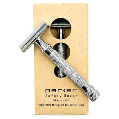 Parker rasoio di sicurezza 91R classic e 5 lamette da barba Parker