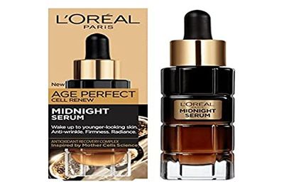 L'Oreal Paris Midnight Serum Cell Renew, Age Perfect antioxidant nattserum mot rynkor, fasthet och glans 30 ml