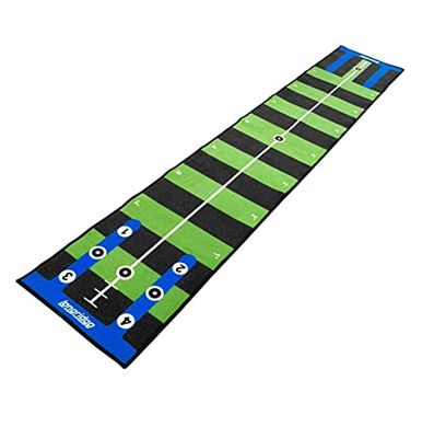 LONGRIDGE Golf Pro Putting Mat 3m, Verde/Negro