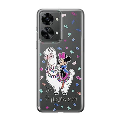 ERT GROUP mobiltelefonfodral för Oneplus NORD 2T 5G originalt och officiellt licensierat Disney mönster Minnie 049 optimalt anpassad till formen på mobiltelefonen, gedeeltelijk transparant