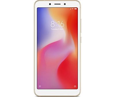 Xiaomi Redmi 6 Smartphone odblokowany 4G (ekran: 5,45 cala - 32 GB - Dual Micro-SIM - Android) Złoty