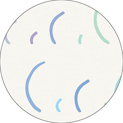 Bonateks, Round Digital Printed Mouse Pad, Non-Slip Base, for Office and Home, Diameter:22cm