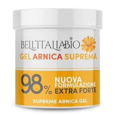 Arnica per Cavalli Uso Umano 98% Formula Naturale Extra Forte, Arnica Gel Forte per Massaggi Locali, 100% Made in Italy 550 ml - BELL'ITALIABIO