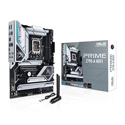 ASUS PRIME Z790-A WIFI – Carte mère Intel LGA 1700 ATX (16+1 DrMOS, PCIe 5.0, 4 x M.2, DDR5, Intel WIFI 6E, 2.5 Gb LAN, HDMI, Display Port, USB 3.2 Gen 2x2 Type-C, Thunderbolt, USB4)
