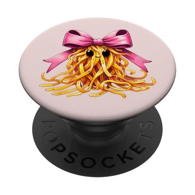Coqueta Arco Pastafari Volador Espaguetis Monstruo FSM Chica PopSockets PopGrip Adhesivo