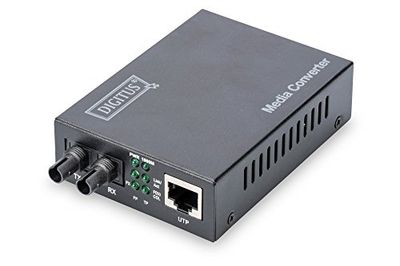 Digitus DN-82110-1 Conversor de média 1000 Mbit/s 850 nm - Conversor de rede (1000 Mbit/s, 1000Base-T, IEEE 802.3, IEEE 802.3u, IEEE 802.3z, Completo, Semi (Duplo plex), SC, Com fios