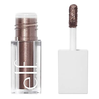 e.l.f. Liquid Metallic Eyeshadow, High-impact Eyeshadow With A Metallic Finish, Long-Lasting Gel-Based Formula, Quick Drying, Galaxy