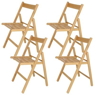 ARANAZ S.L. MANUFACTURAS DE LA MADERA Klapstoel, beukenhout, olie, 43 x 47 x 79 cm