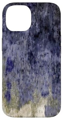 Blue And Brown Abstract Art Design Case for iPhone 14