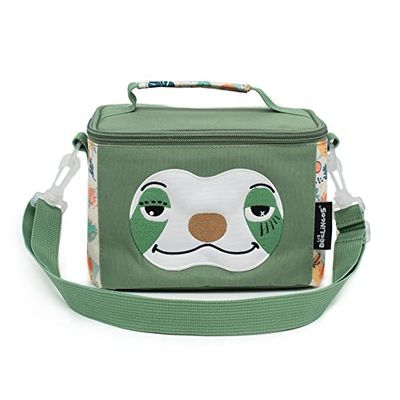 Les Déglingos 31933 Lunch Bag, Nylon, Green/Chillos The Sloth