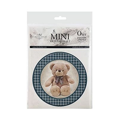 ITD Collection Papier de Riz, Childhood Memories-Blue, 14,8 x 14,8 cm