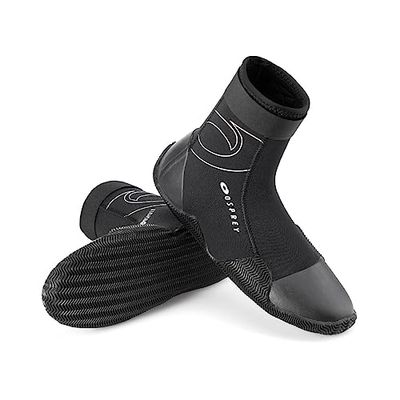 Osprey Bottes de plongée en néoprène 3 mm, Mixte, WS1032, Noir, Size 11