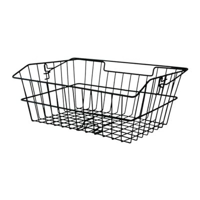 Xlc Hinterradkorb-2128032600 Cesto para roda traseira, unissexo para adultos, preto, 40 x 33 x 25 cm