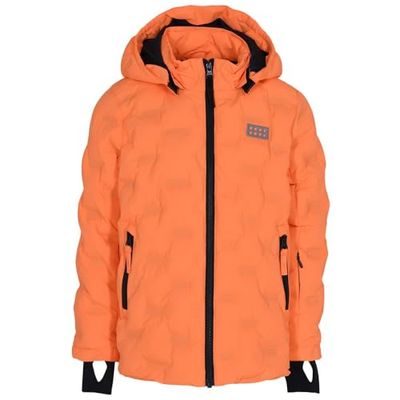 Kabooki Lwjipe 706 - Winterjacke, Giacca Bambine e ragazze, Neon Orange, 122