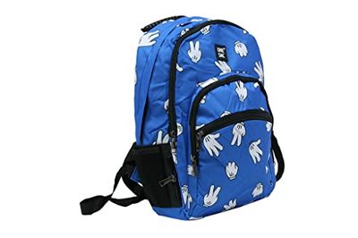 MIMBRE NATURAL Mochila Guantes Azul (43×32×14)