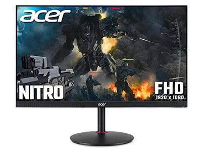 Acer Nitro XV270Pbmiiprfx 27 Inch Full HD Gaming Monitor (IPS Panel, FreeSync, 165Hz (OC), 1ms, HDR 10, Height Adjustable, DP, HDMI, Black)