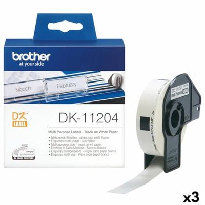 Brother DK11204 QL-multifunctionele etiketten 17 x 54 mm